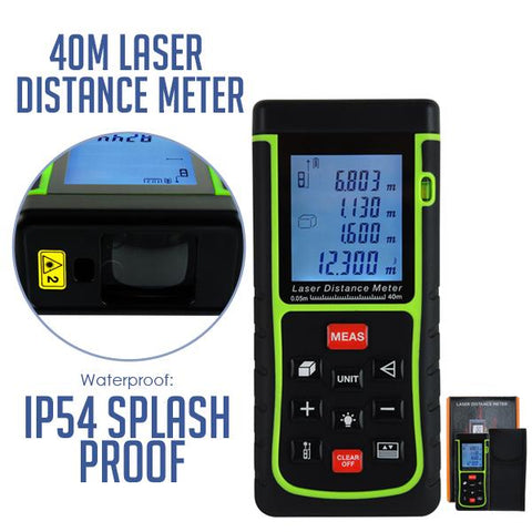 X01Rz-E40 Digital Laser Distance Meter 40M With Spirit Level (Fb)