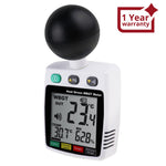 TM-288 Heat Stroke Index Meter Indoor / Outdoor Temperature Measurement WBGT Black-Globe Temp Humidity with Real-time Alarm, Heat Hazard Indicator
