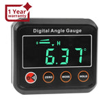 AGF-320 Digital Angle Gauge Electronic Protractor with Magnetic Base V-Groove Highly Precise Level Box LED Technology Bright Display Sets Angle Measurement for Table Saw Carpentry etc