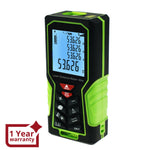 DIS-60 Digital Laser Distance Meter 40m (131ft) Handheld Range Finder Area & Volume Measuring Tools Meter Tester with Backlight and Spirit Bubble Level, ±1mm accuracy - Gain Express