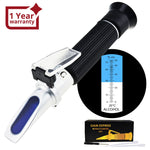 Rew-80Atc Alcohol Refractometer With Atc 0~80% Vol Volume Optical Handheld Concentration Tester