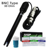 E-1325M 0-14 pH Electrode Probe BNC Connector, 300cm Cable for PH Meter Monitor Controller Test Sensor, Replacement Kit for Aquarium Hydroponics Plant Pool Spa