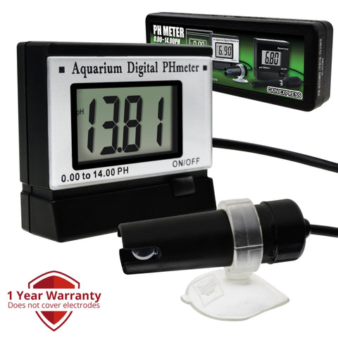 Ph-025Wo Digital Ph Monitor Meter Atc 0.00~14.00Ph W/ 1.5M Long Cable Electrode Probe Water Quality