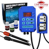 Ph-803 Digital Ph Orp Redox 2 In 1 Controller Monitor W/ Output Power Relay Control Electrode Probe