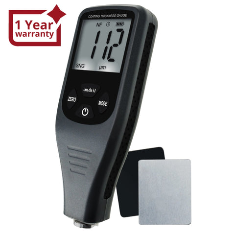 CTM-259 Fe/ NF Coating Thickness Gauge Tester, 0~1300um 0~51.2mil Attribute Auto Detection & Substrate Paint Non-destructive Measurement, for Car Automotive Inspection Chemical Metal Processing - Gain Express