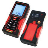 DIS-62 Digital Laser Distance Meter 100m(328ft) Handheld Range Finder Area & Volume Measuring Tools Meter Tester with Backlight and Spirit Bubble Level, ±1mm accuracy - Gain Express