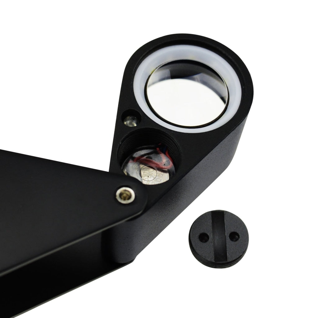 GM31 Mini 30X Jeweler Loupe Magnifier + LED & UV light 21mm lens – Gain  Express