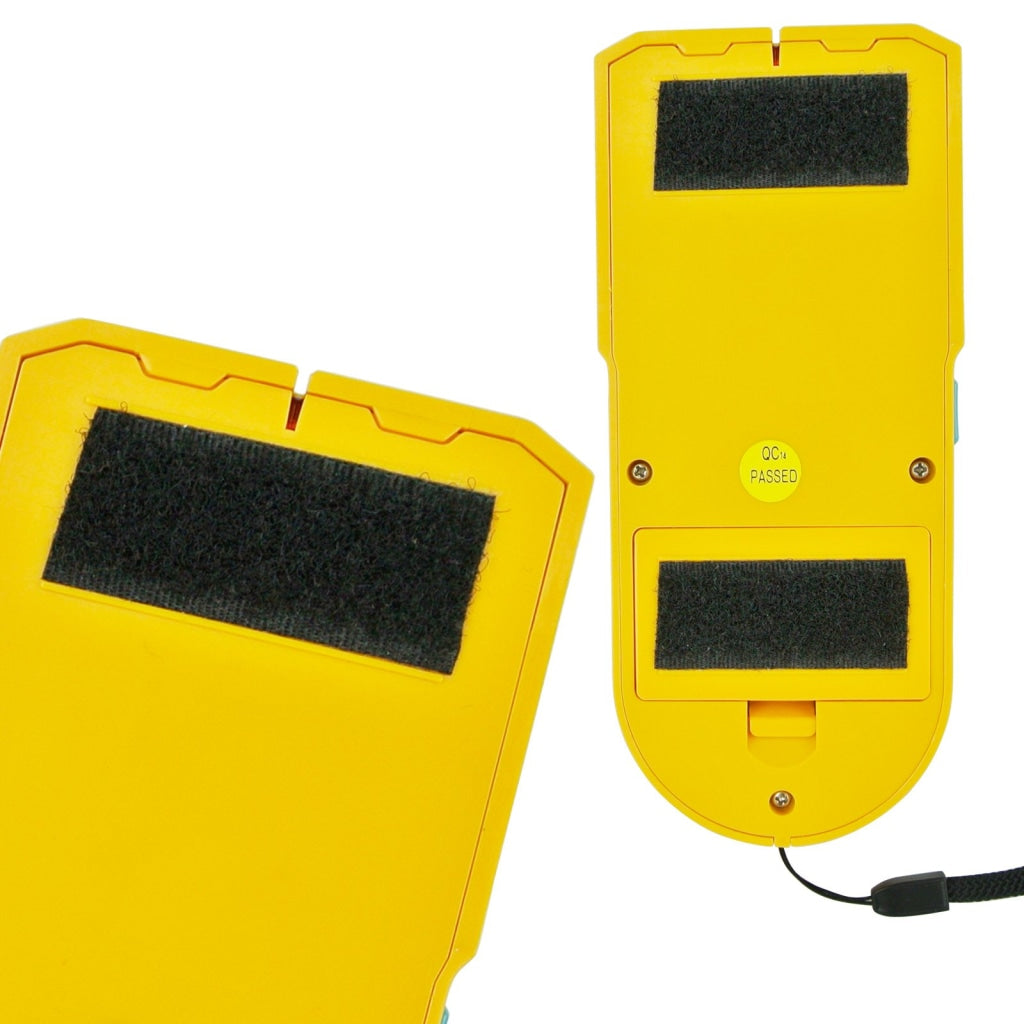 Gain Express E04-022 3 in 1 Stud / Metal / AC Wire Detector, Handheld Wall Wood Metallic Pipe Voltage Live Scanner Finder Tracker w/ Spotlight & Groove Buzzer, for Hole Drilling Nailing Nail Construction Installation