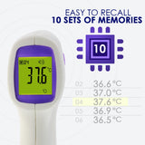 The-292 Non Contact Ir Forehead Thermometer Human Body And Object Temperature Meter Color Lcd Fever