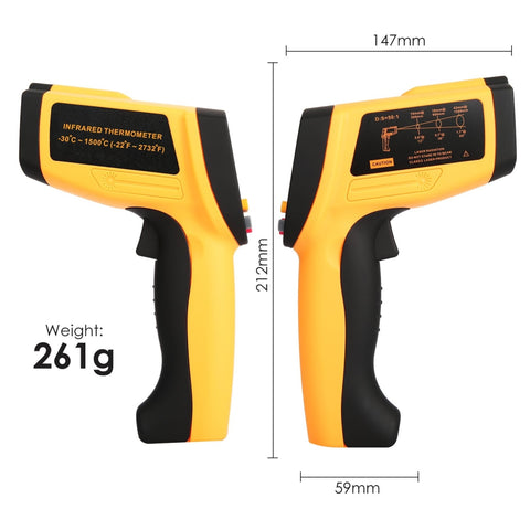 RZ Infrared Thermometer Non-Contact Digital Laser Temperature Gun