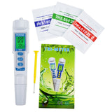 Phm-205 3 In 1 Ph / Ec Temperature Waterproof Meter Monitor Water Quality Tester Pen Type Acidometer