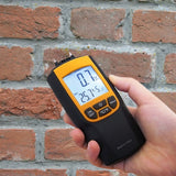 Va-8040 Moisture & Temperature Meter °C °F Wood Bricks Concrete Cement Lime Mortar Ce Marking Dual