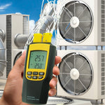 Va-8060 Digital K Or J Type Thermometer Thermocouple With 4 Probes Large Lcd Display Meter Tester