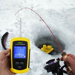 Lucky Ffcw-1108-1 Wireless Fish Finder Sonar Tn/ Anti-Uv Lcd Display Fishfinder Backlight For Night