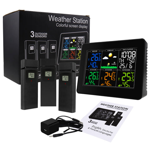 Digital Weather Station / Weather Clock with Color Display