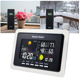 Ws-104_Eu_2S Wireless Weather Station Temperature Humidity Rcc Dcf 2 Remote Sensors Indoor Outdoor