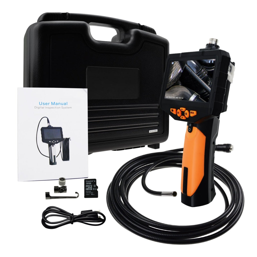 N04NTS300_5M Industrial Endoscope 5M Cable Borescope Video Inspection HD Camera 4.3