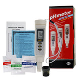 868-9 Waterproof Digital Ph Meter Tester Thermometer °C °F Replaceable Electrode Pentype Design