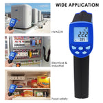 The-218 K-Type Non Contact Lasergrip Infrared Ir 12:1 Thermometer With Thermocouple -30 ~ 550°C