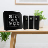 Wea-288 Digital Wireless Weather Station Indoor Outdoor Temperature And Humidity Measure Hygrometer