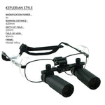 Ndl-060N 6.0X Magnification Dental Loupes Prismatic Keplerian Style Nickel Alloy Frame Surgical
