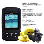 Ff-718Li Lucky Rechargeable Waterproof 2-In-1 Fish Finder Fishfinder Sonar Transducer 328Ft / 100M