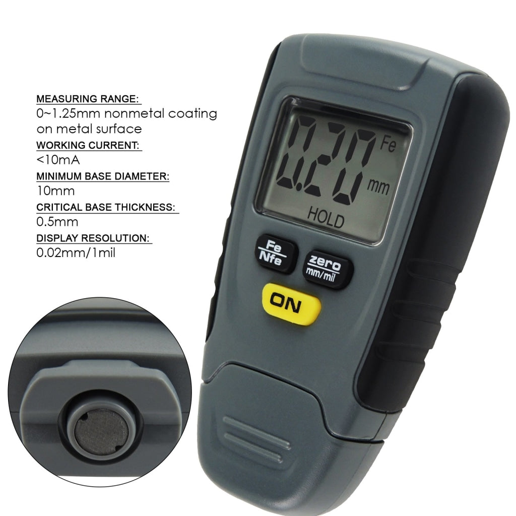 Gx-Ct01 Paint Coating Thickness Meter Tester Digital Gauge Car Automotive Tool