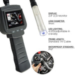Vid-71_5.5_1M 5.5Mm 1M Handheld Inspection Camera Endoscope 4 Led 2.4 Monitor Borescope Industrial