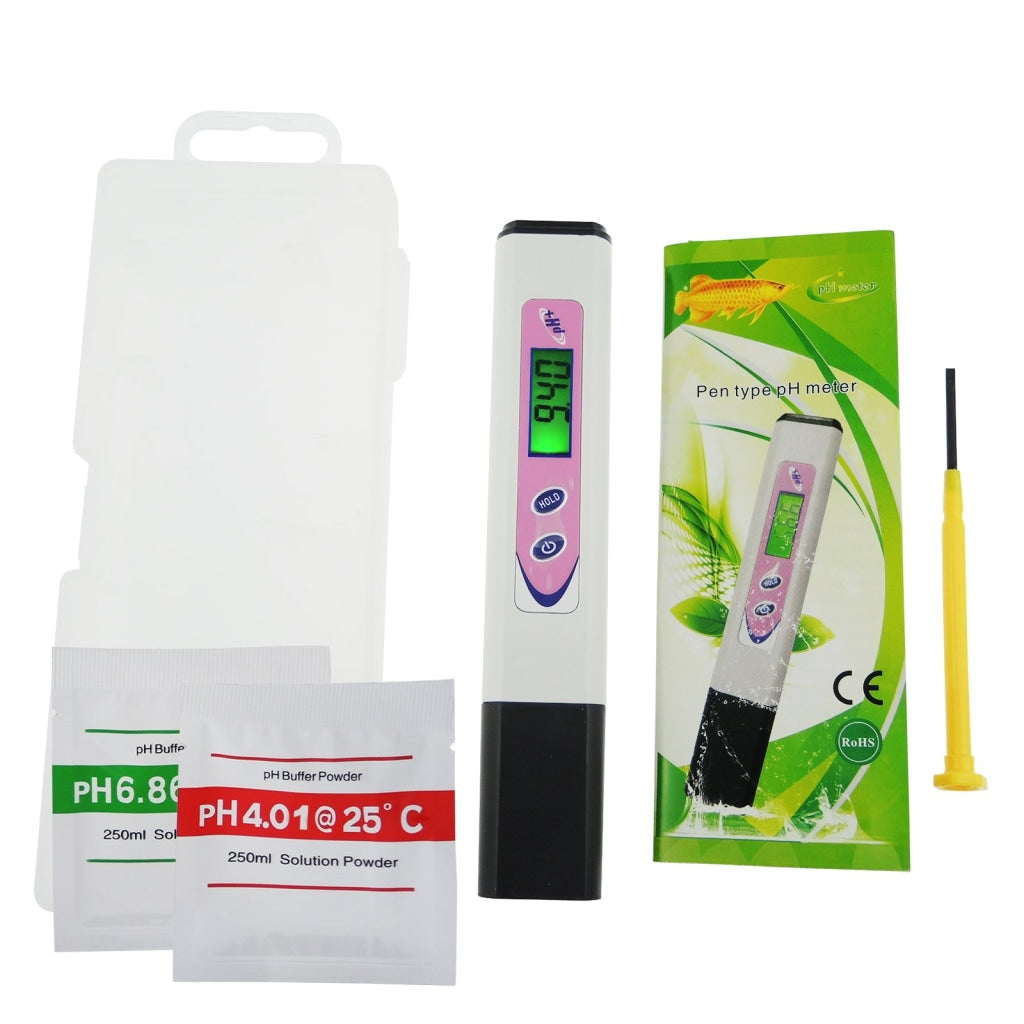 Ph-001 Pen-Type Ph Meter Digital Water Quality Tester 0~14Ph For Hydroponics Aquarium Pool Wine Cola