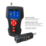 Nf-8601A Digital Cable Tester Wire Tracker Rj45 Rj11 Bnc Length With Free Tf Card Handheld 8 Remote