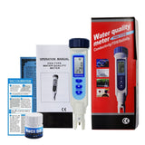 837-2_SOL Pen Type Salinity & Temperature Meter ATC w/ Calibration Solution Set ppm / ppt / % / S.G. 4 Units, Salt NaCl Water Quality Tester for Saltwater Aquarium Pond Hydroponics Food Test - Gain Express