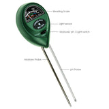 Sqm-257 3-In-1 Soil Ph Moisture & Light Meter Tester Probe Sensor Gardening Plants Growth Watering