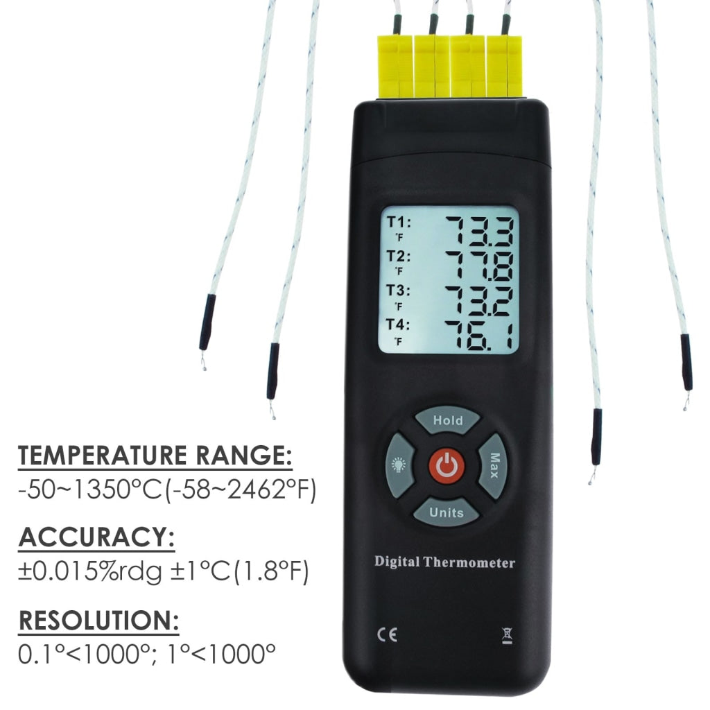 DGT-160 Digital Thermocouple Grill Thermometer