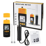 Htm-41 Digital Wood Moisture Meter 2~70% Humidity 20~90% Rh Temperature -10~60°C (14~140°F) Tester