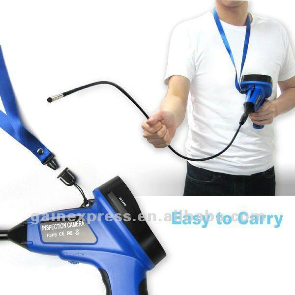 Gain Express C0599E_1M_5.5mm Industrial 3.5 Endoscope 5.5mm Camera Video & Sound Recording Borescope w/ Mic