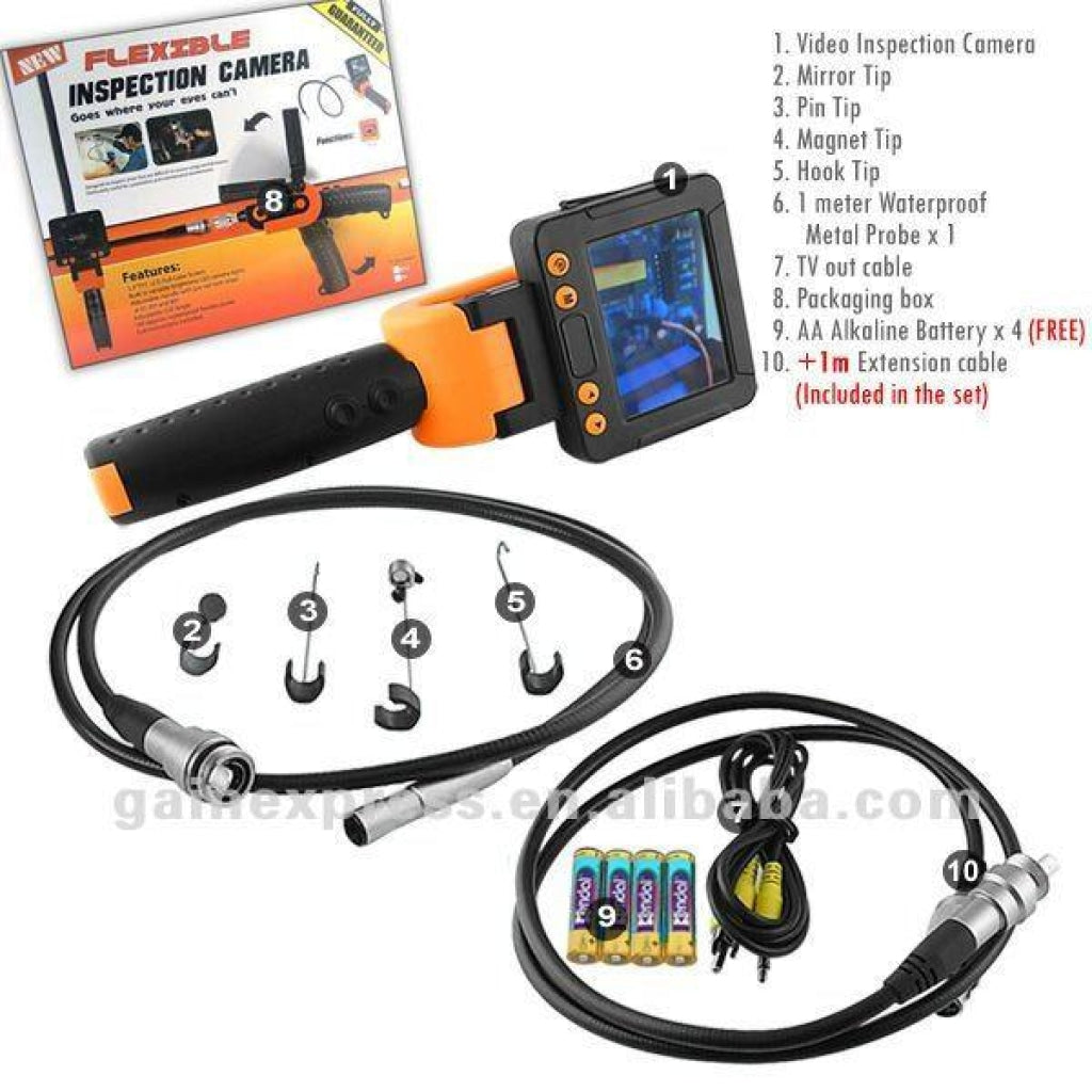 Vid-700_2M Waterproof 3.5 Inspection Camera Endoscope Borescope + 2M Cable