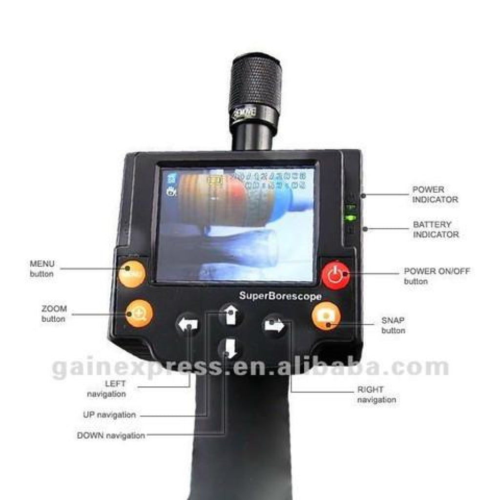 Vid-8_4M Industrial 4M Cable Recordable Endoscope Inspection Video Camera
