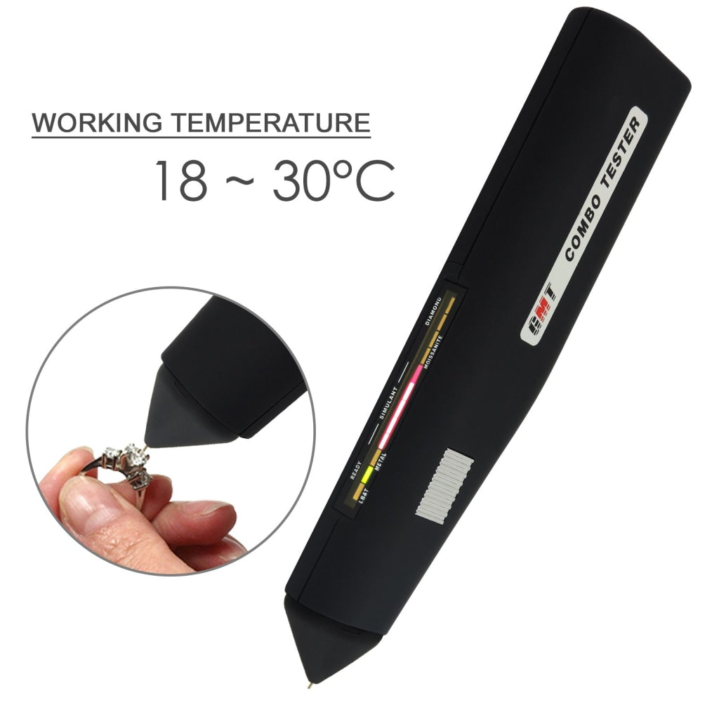 Hde High Accuracy Professional Jeweler Diamond Tester for Novice and