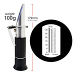 Reb-32Sgatc Beer Brix & Specific Gravity Refractometer With Atc Optic Dual Scale 0~32% 1.000-1.120