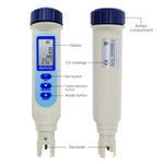 837-2_SOL Pen Type Salinity & Temperature Meter ATC w/ Calibration Solution Set ppm / ppt / % / S.G. 4 Units, Salt NaCl Water Quality Tester for Saltwater Aquarium Pond Hydroponics Food Test - Gain Express