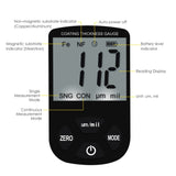 CTM-259 Fe/ NF Coating Thickness Gauge Tester, 0~1300um 0~51.2mil Attribute Auto Detection & Substrate Paint Non-destructive Measurement, for Car Automotive Inspection Chemical Metal Processing - Gain Express