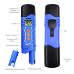 Phm-226 3-In-1 Ph Temperature Conductivity Ec Meter Tester Digital Pen-Type 19.99 Ms/cm Aquarium