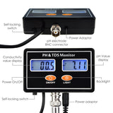Tds-232 Digital Combo Ph & Tds Monitor Meter Tester Atc 0.00~14.00Ph 0.0~199.9Ppt Rechargeable Water