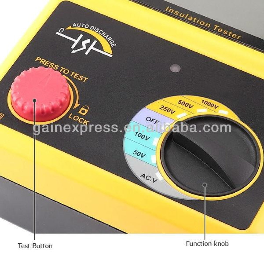 Gain Express GAR-709 Insulation Volt Resistance Tester Meter 0~20GΩ 50~1000V
