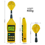 Tm-196 Triaxial Tri-Axis Rf Field Strength Meter Electromagnetic Radiation Tester Detector 10Mhz To