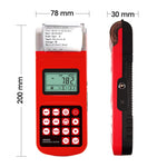 Mh310 Portable Leeb Hardness Tester Meter Guage 170960 Hld Steel Cast Iron Lcd El Back-Light With