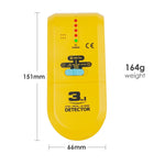 E04-022 3 In 1 Stud / Metal Ac Wire Detector Handheld Wall Wood Metallic Pipe Voltage Live Scanner