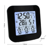 Wea-46 Digital Weather Station With Thermometer And Hygrometer 3 Indoor/ Outdoor Wireless Sensors