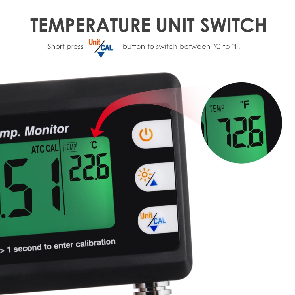 LCD Digital Temperature Fish Tank Temp Meter Aquarium Thermometer  Submersible Water Temperature Meter Car Temperature Tester