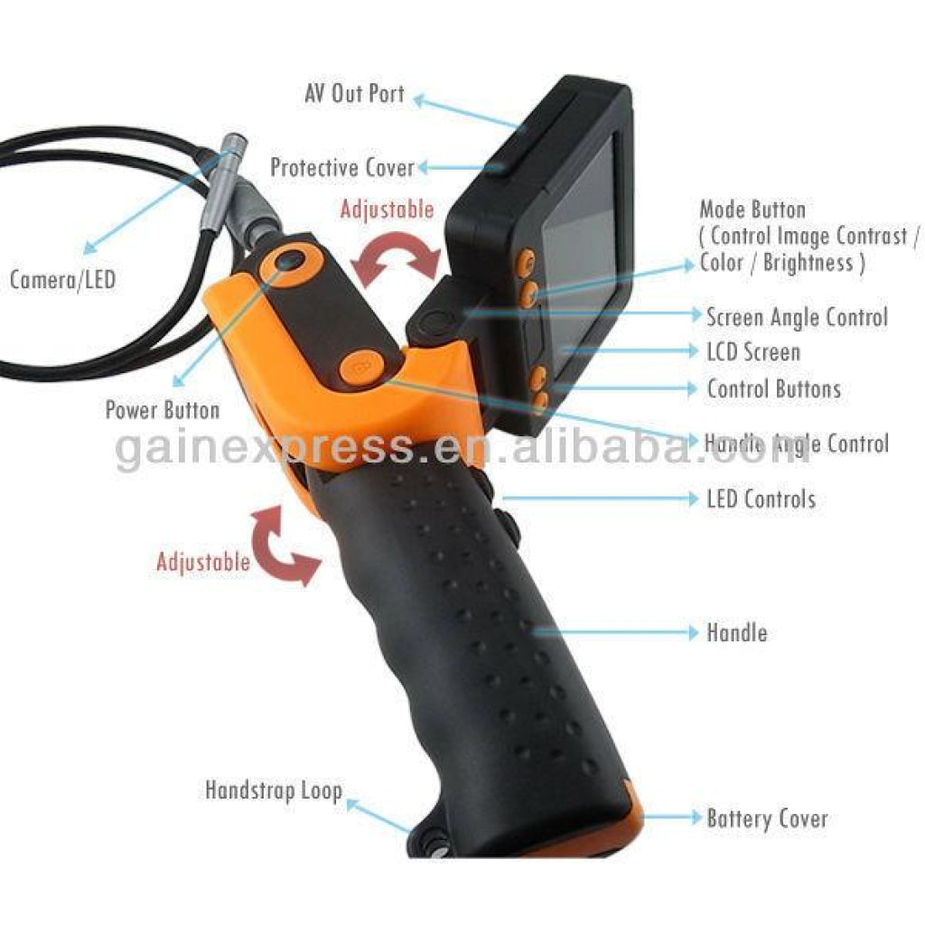 Vid-700_2M Waterproof 3.5 Inspection Camera Endoscope Borescope + 2M Cable